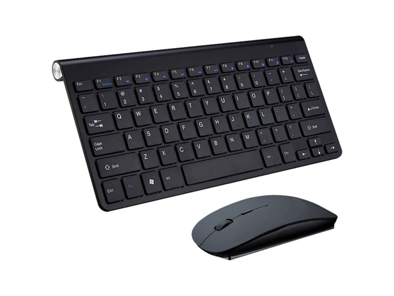 COMBO TECLADO + MOUSE INALAMBRICO ULTRAFINO SLIM MINI DELGADO PC NOTEBOOK