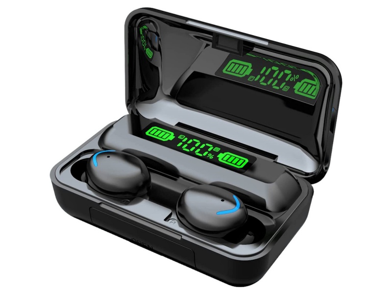 AURICULARES BLUETOOTH F9-5 TWS EARBUDS IN-EAR STEREO CON MANOS LIBRES PANTALLA DE CARGA Y POWER BANK