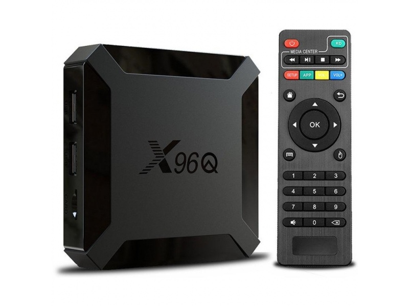 TV BOX X96Q 4K ANDROID 10 SMART QUAD CORE 2G RAM 16G MEM