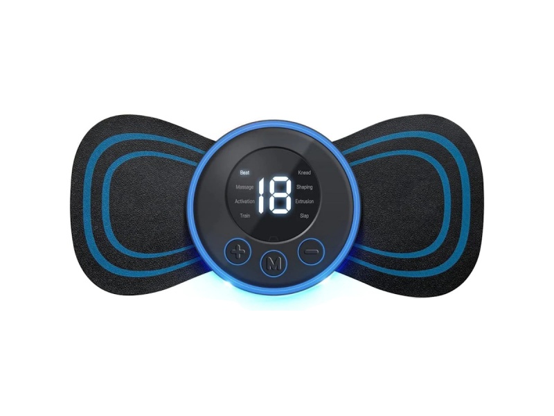 MINI MASAJEADOR ELECTRICO ESTIMULADOR MUSCULAR PORTATIL RECARGABLE USB