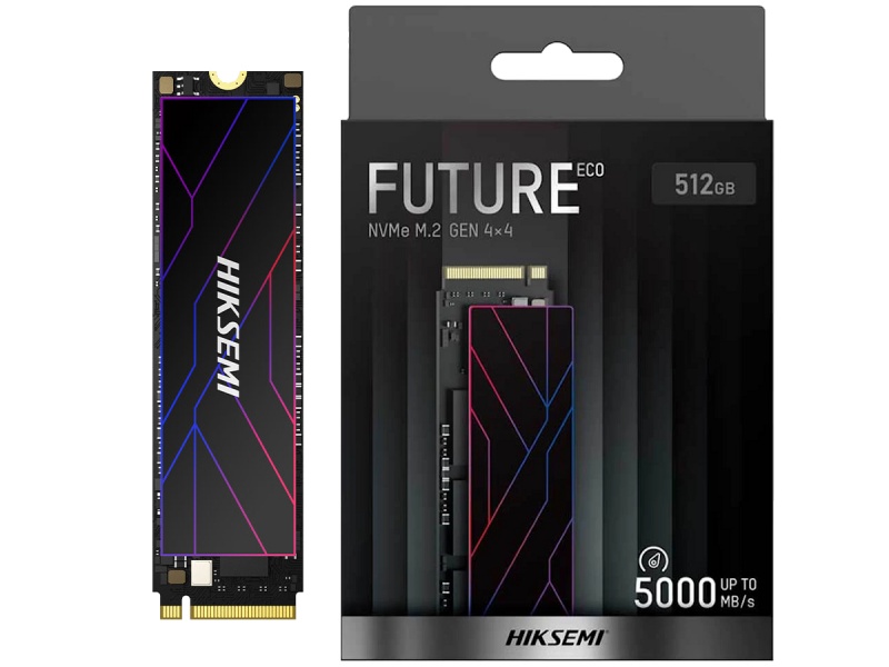 DISCO SOLIDO INTERNO SSD NVME M.2 M2 HIKSEMI FUTURE ECO 512GB GEN 4X4 PCIE 4.0 PCI EXPRESS 5000MB/S