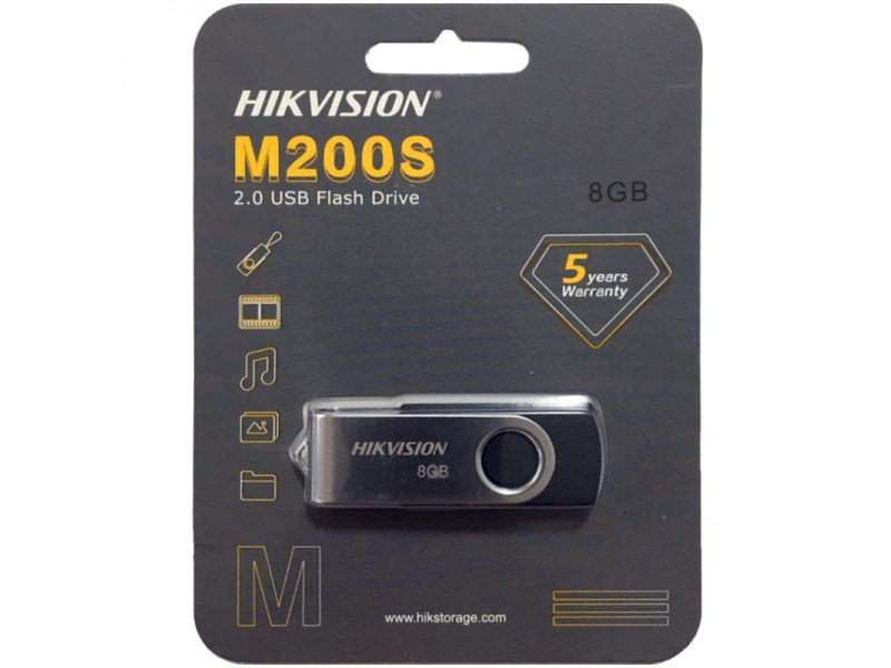 PEN DRIVE 8GB M200S HIKVISION PENDRIVE USB 2.0 FLASH DRIVE