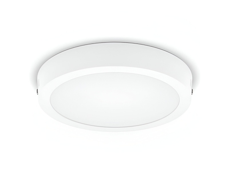 PLAFON LED PHILIPS LUZ CALIDA 12W 900LM REDONDA 16CM DIAMETRO DL252 SURFACE 30K