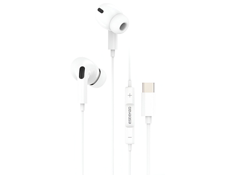 AURICULARES EARPODS IN-EAR USB-C TIPO CON MANOS LIBRES COMPATIBLES IPHONE 15 16 17 E-30C
