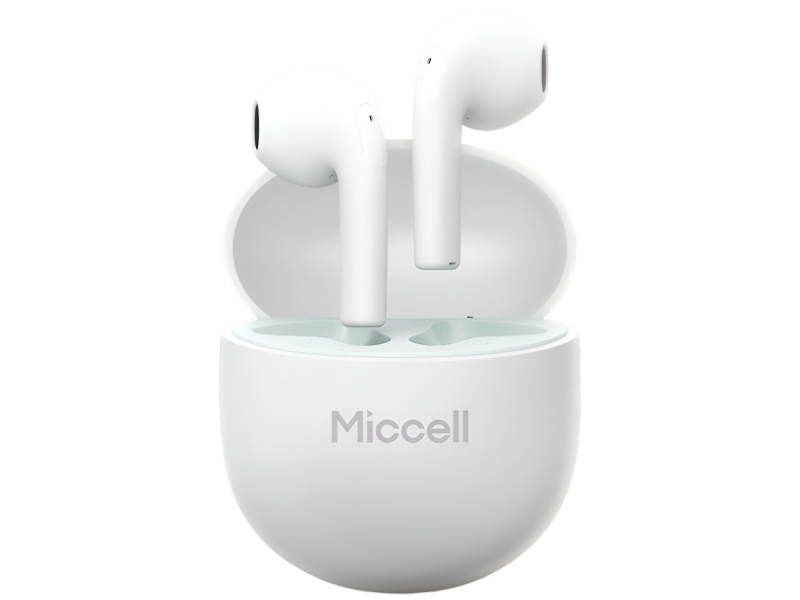 AURICULARES BLUETOOTH 5.3 CON CAJA DE CARGA SIMIL EARPOD MICCELL VQ-BH12