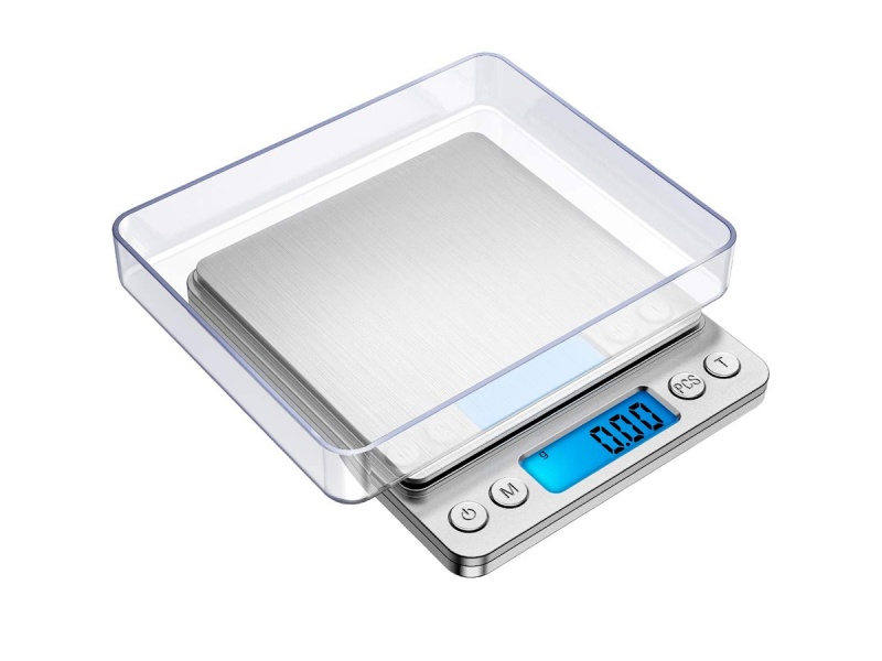 BALANZA DIGITAL DE PRECISION COCINA CON 2 BOWLS REPOSTERIA HASTA 500G PRECISION 0,1G