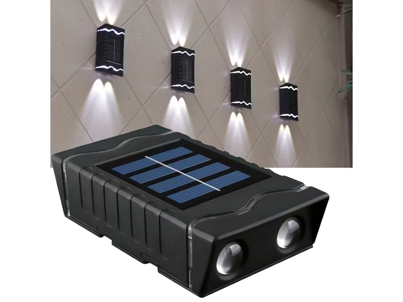 PACK X4 LAMPARA LUZ LED RECARGABLE SOLAR EXTERIOR CON SENSOR DE LUZ CARGA DE DIA ENCIENDE DE NOCHE