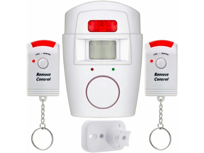 ALARMA PARA CASA / COMERCIO CON SENSOR DE MOVIMIENTO Y 2 CONTROLES