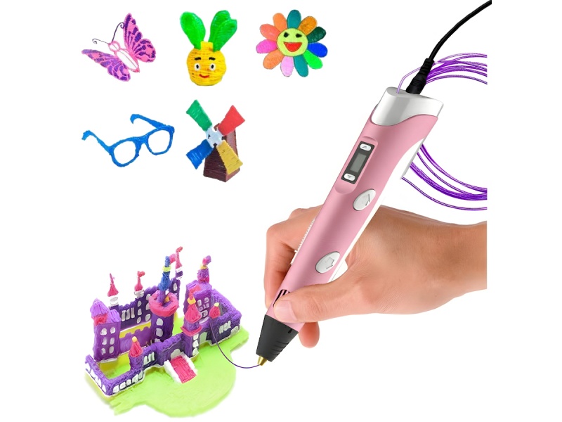 L�PIZ LAPICERA 3D + FILAMENTO DE COLOR DE REGALO IMPRESOS 3D PARA NI�OS
