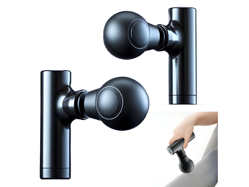 MINI PISTOLA PARA MASAJES INALAMBRICA RECARGABLE 2700RPM 4 VELOCIDADES