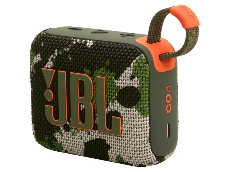 PARLANTE PORTABLE BLUETOOTH 5.3 JBL HARMAN GO4 RESISTENTE AL AGUA - CAMUFLADO