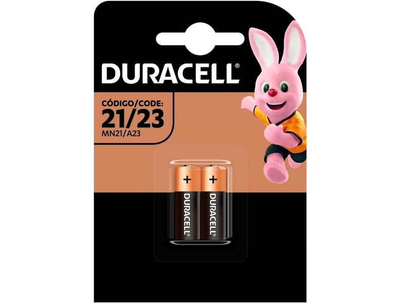 PACK X2 PILAS ALCALINA DURACELL MN21 A23 23A LR23 12V V23GA E23A 8LR932 CONTROLES TIMBRES ETC