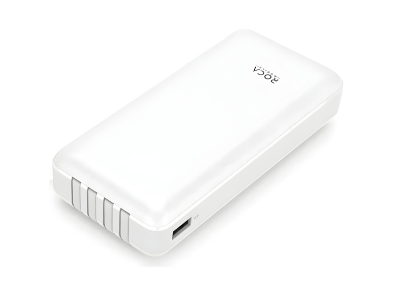 POWER BANK O BATERIA DE RESPALDO DE 4 CABLES USB CARGADOR DE EMERGENCIA 20000MAH AVION ROCA PB20/CAB
