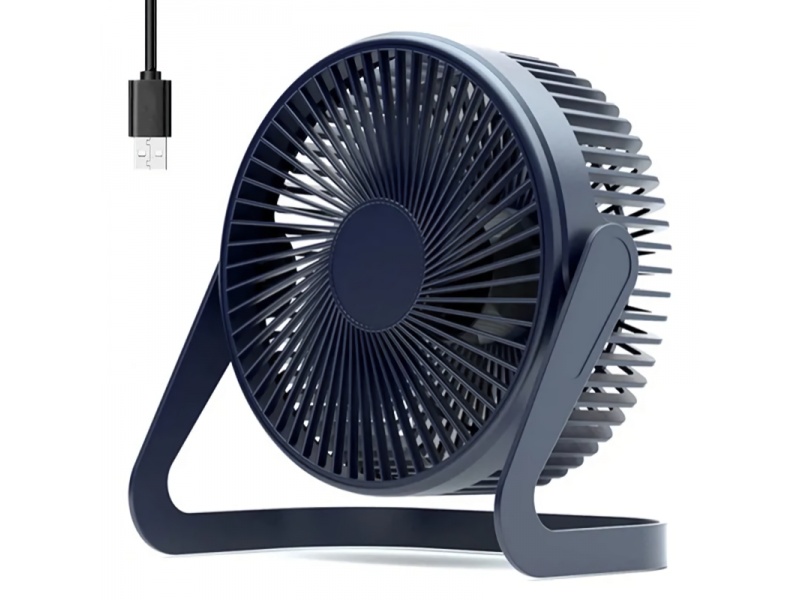 MINI VENTILADOR 6" PARA MESA O ESCRITORIO TRABAJO HOGAR USB SILENCIOSO
