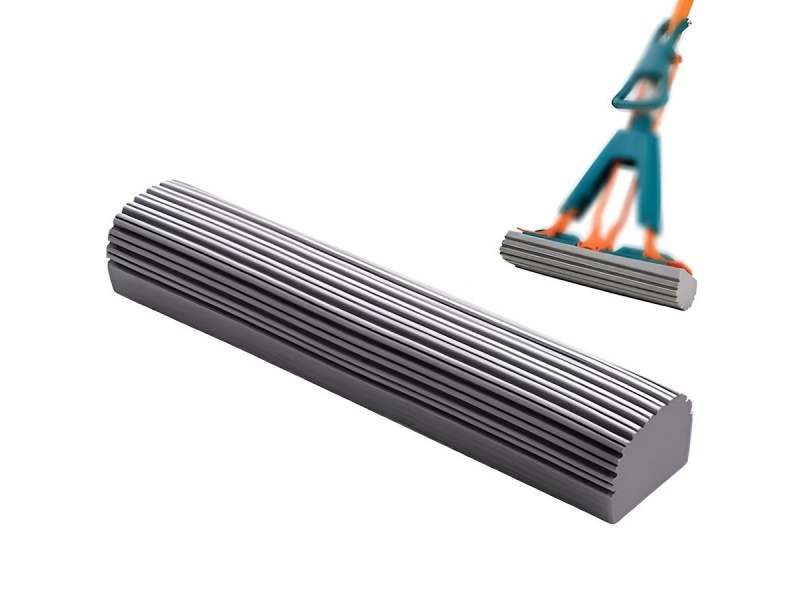 REPUESTO MOPA GOMA ESPONJA SUPER ABSORVENTE GRIS DE 28CM PARA TRAPEADOR LAMPAZO