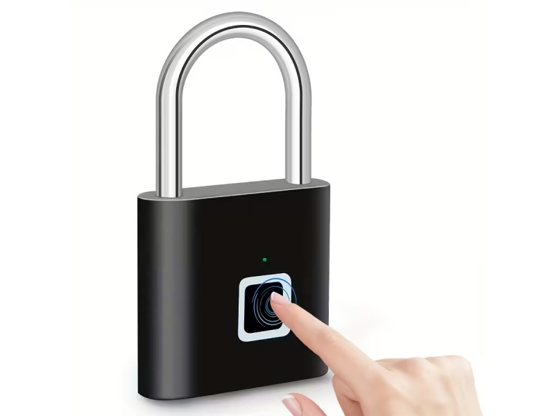 CANDADO SMART DE SEGURIDAD CON HUELLAS DACTILARES RECARGABLE IMPERMEABLE