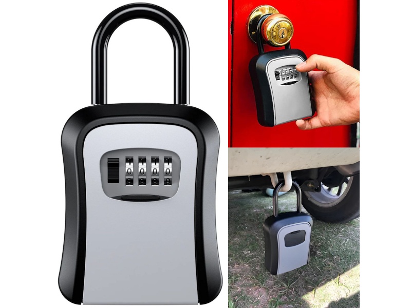 CAJA FUERTE O DE SEGURIDAD TIPO CANDADO EN ABS PARA LLAVES U OTROS OBJETOS SURFISTAS