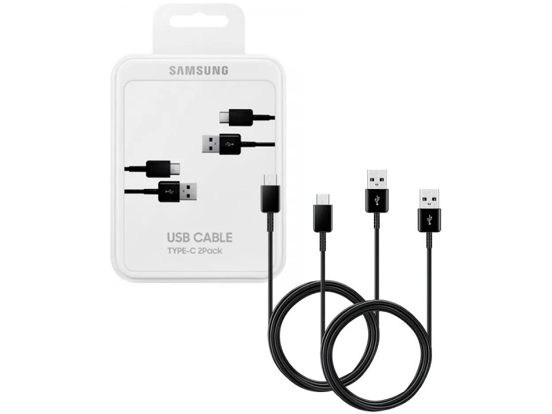 PACK X2 CABLE USB C O TIPO C USBC USB-C TYPE C ORIGINAL SAMSUNG