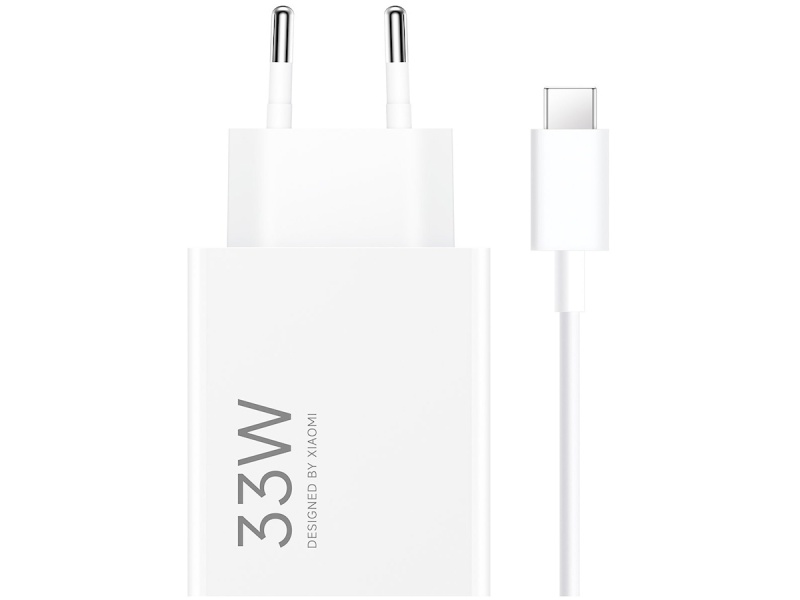 CARGADOR DE PARED 33W PUERTO USB TIPO A + CABLE USB-C CARGA RAPIDA ORIGINAL XIAOMI CHARGING COMBO