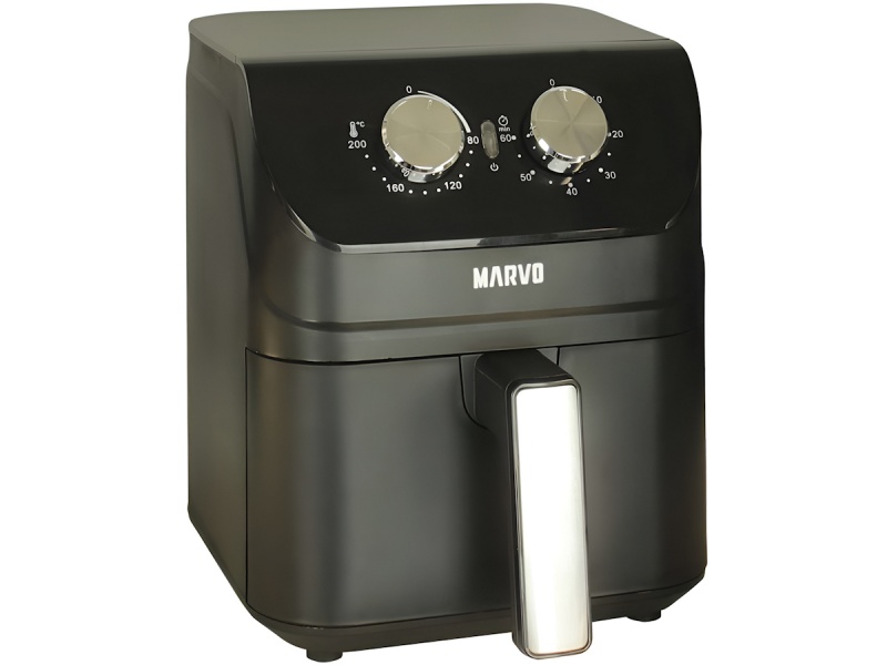 FREIDORA SIN ACEITE AIR FRYER 4 LITROS ANTIADHERENTE 80-200 GRADOS 1400W MARVO HAF-086