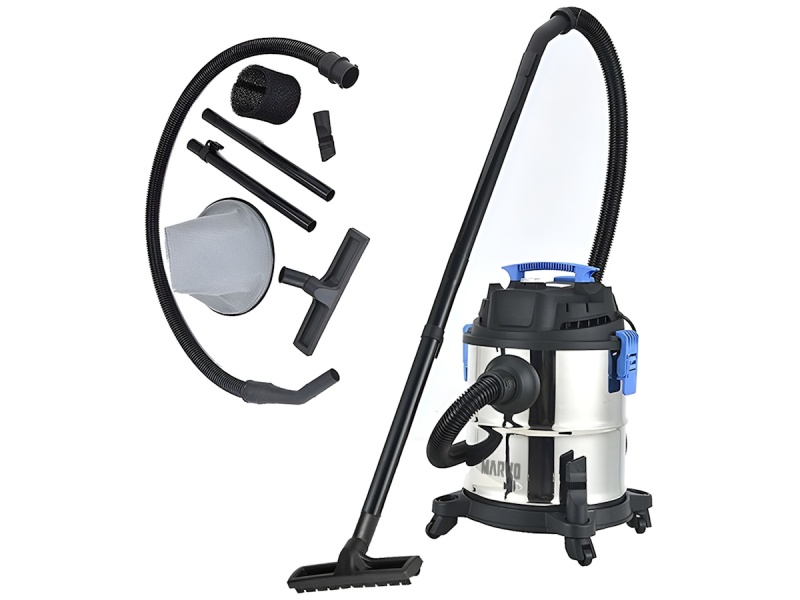 ASPIRADORA PROFESIONAL 3 EN 1 LIMPIEZA EN SECA MOJADO Y SOPLADORA MARVO HVC-007 20L